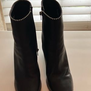 Coach  Drea  Leather Ankle boots Black